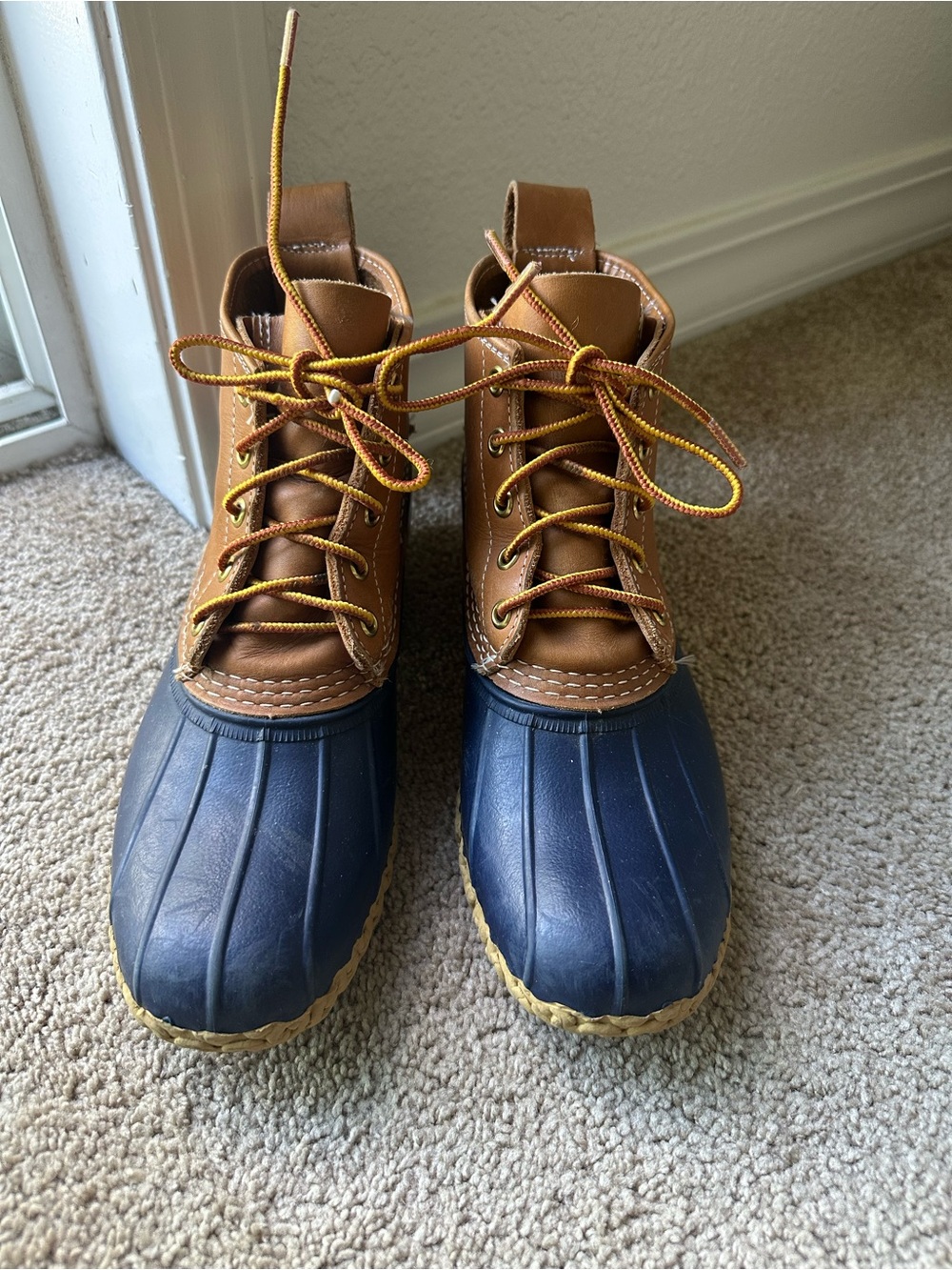 LL Bean Bean Boots in Navy